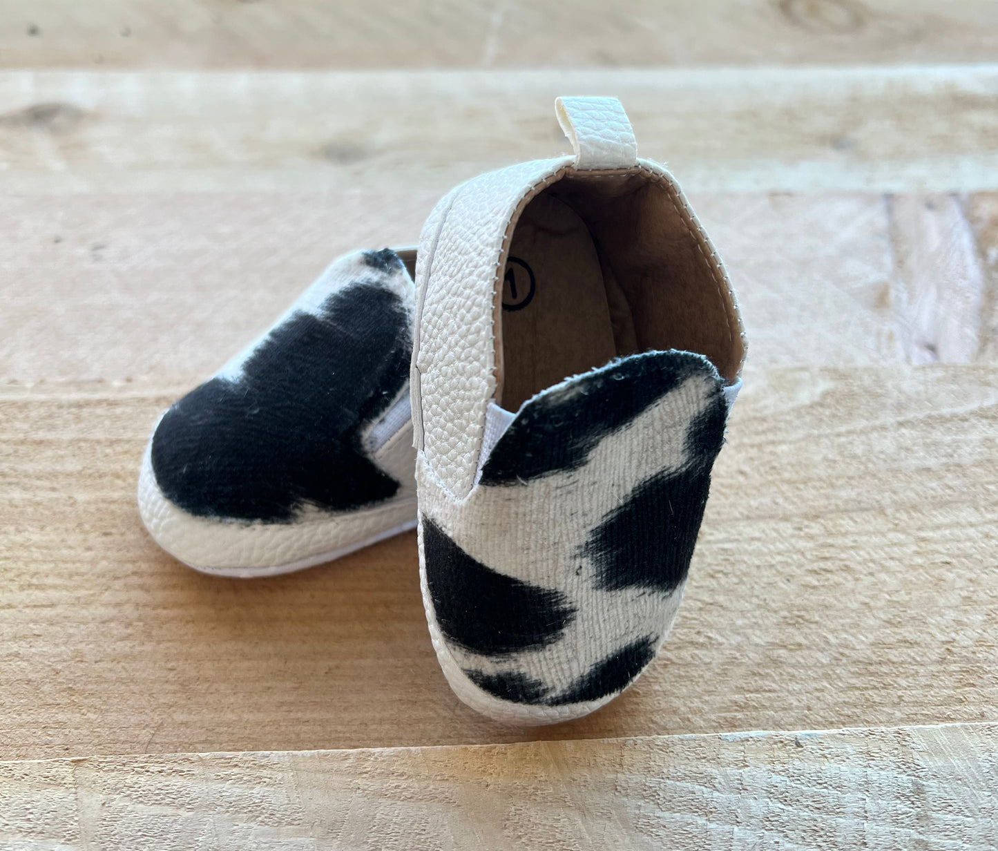 White Infant soft soul cowhide shoes