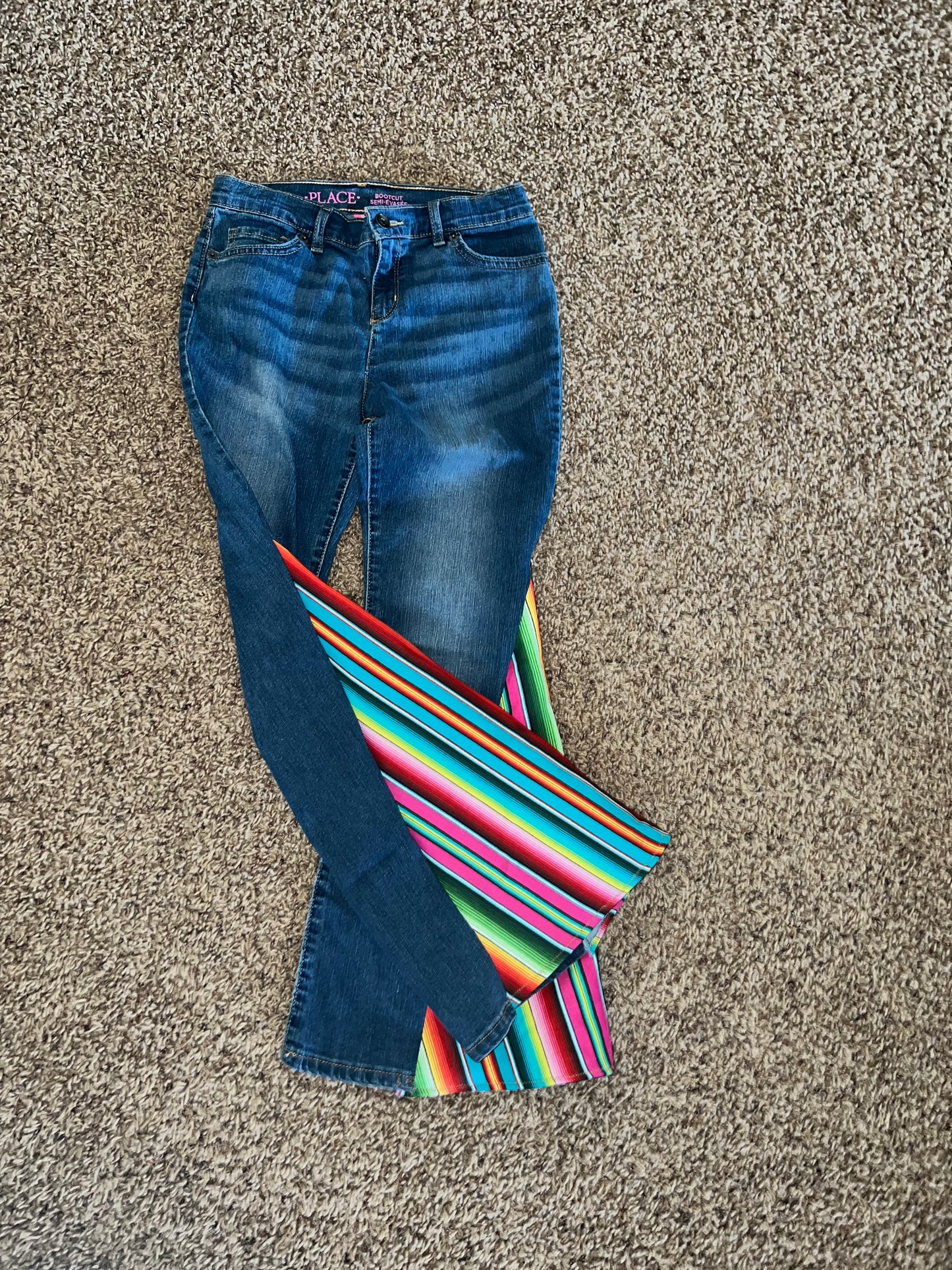 Serape adult flare jeans